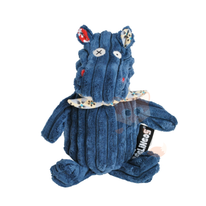 Les déglingos hippipos lhippo peluche bleu 15 cm 